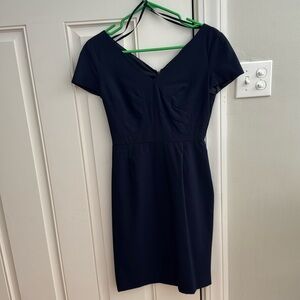 Banana Republic navy suit dress